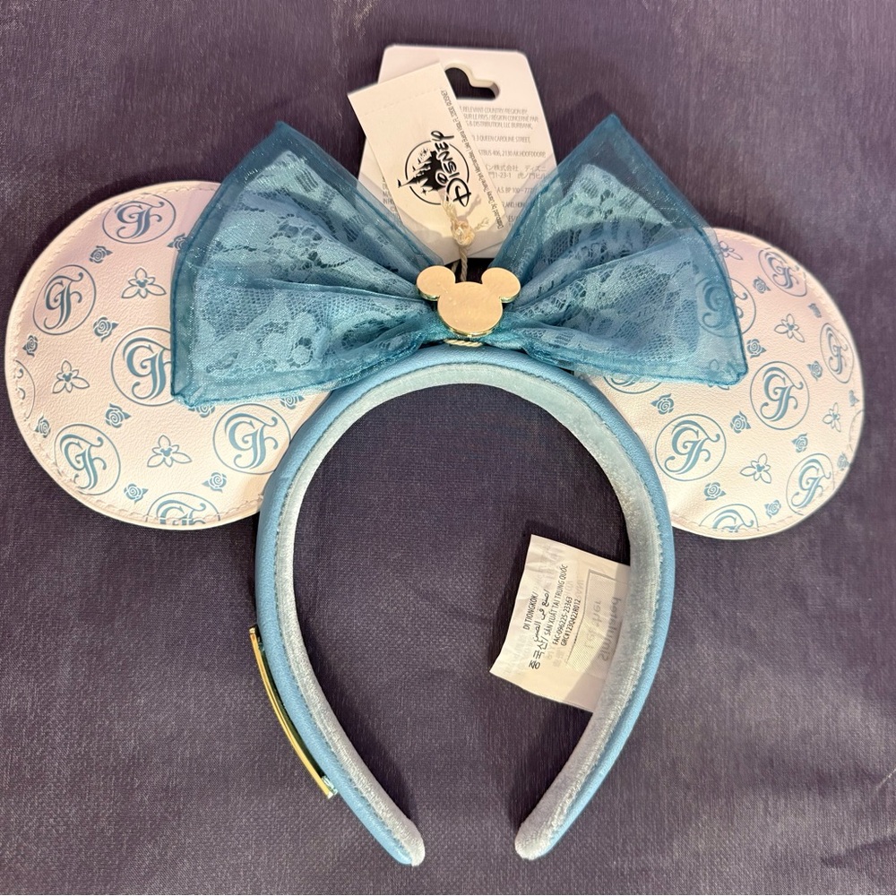 Disney Parks Loungefly Grand Floridian Minnie Mouse Ears Headband NWT